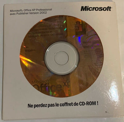 💼 Microsoft Office Xp Professional Avec Publisher Version 2002 📊 Microsoft