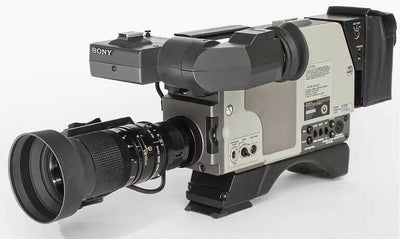 📹 Sony DXC-1820P Vintage Tube Camera (1983) + Zoom Lens + Viewfinder - Analog📹 SONY