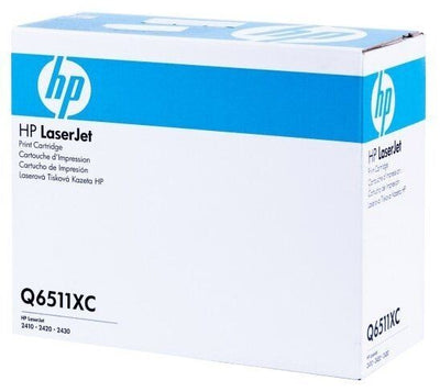 Toner HP Q6511XC Original Neuf Noir 12 000 Pages Pour HP LaserJet 2410-2420-2430 HP