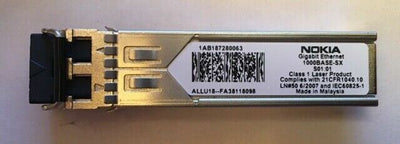 LOT DE 25 NOKIA Module SFP Gigabit Ethernet 1000BASE-SX 1AB187280063 Transceiver ALLU18 Nokia