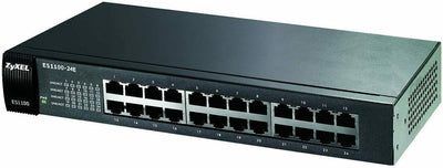 Commutateur Ethernet ZyXEL ES1100-24E - Connectivité Fiable pour Votre Réseau ZyXEL