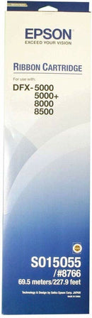 Cartouche Ruban EPSON C13S015055 / 8766 Original Neuf Noir 69,5m Pour DFX-5000 Epson