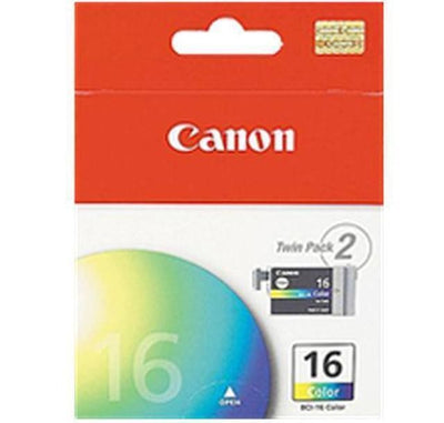 Lot de 2 Boites de 2 Cartouches CANON BCI-16 Tricolore Original Neuf Canon