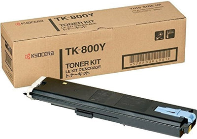Toner Kyocera TK-800Y Original Neuf Jaune 10000 Pages Pour Ecosys Printer C8008N Kyocera