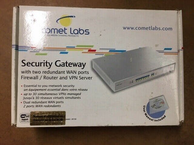 COMET LABS RF30 Passerelle de Sécurité Redondante 30 réseaux virtuels simultanés COMET LABS