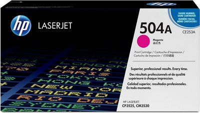 HP Cartouche 504A laser Magenta CE253A - Originale - Haut rendement HP