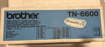 Cartouche de Toner Brother TN-6600 Original Neuf Noir 6000 Pages Brother
