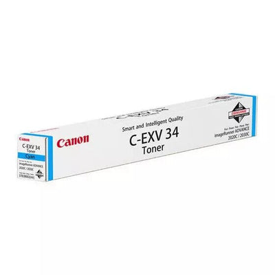 Toner Canon C EXV 34 / 3783B002 Original Neuf Cyan 19 000 Pages Canon