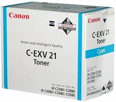 Toner CANON C-EXV 21 (0453B002) cyan de 14000 pages - Original Canon