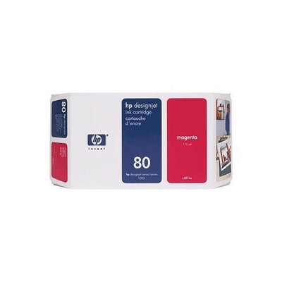 Toner Hp 80 / C4874A Original Neuf Magenta 175ml Pour Hp Designjet série 1000 HP