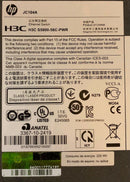 🔌 Switch Hp A5800 Jc104a 48 Ports Gigabit Poe+ Layer 3 + Oreilles fixation 🌐 HP