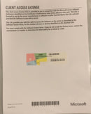 Licence MICROSOFT 0HGM3T WINDOWS SERVER 2016 CAL 10 USER Microsoft