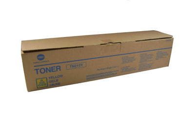 TONER KONICA MINOLTA TN210Y TN-210Y ORIGINAL JAUNE NEUF 12 000 PAGES Konica Minolta