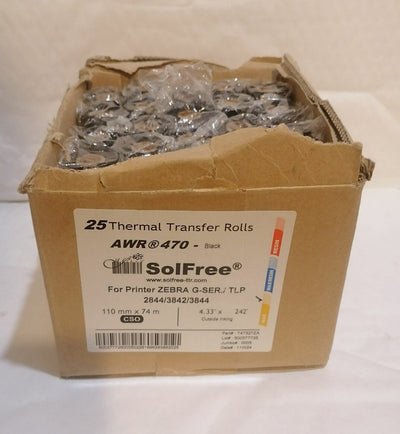 AWR 470 Rouleaux Transfert Thermique X25 Carton ouvert. - Sans marque/Générique -