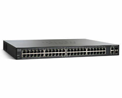 🔀 Cisco SF200-48P Smart Switch PoE 48 Ports 10/100 + 2 SFP Gigabit 🚀 Cisco