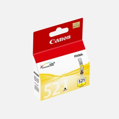 Lot De 3 Cartouches D'Encre CANON 521 Y CLI-521 Y Original Neuf Jaune 9ml x 3 Canon