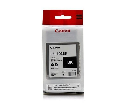 Cartouche D'Encre CANON PFi-102BK AB6-0005 Original Neuf Noir 130ml 07/2015 Canon