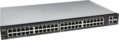 🌐 Cisco SG200-50 Switch Géré 48 Ports Gigabit + 2 SFP Rack 1U 🔌 Cisco