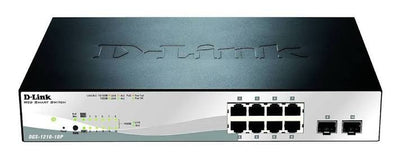 🔌 D-Link DGS-1210-10P 8 Ports Gigabit PoE+ 65W 2 SFP Manageable 🔌 D-Link