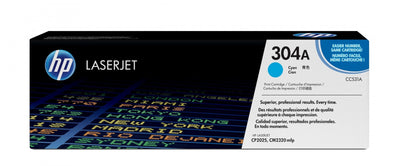 🖨️ Toner HP 304A Cyan Original CC531A - 2800 Pages Authentique 🔵 HP