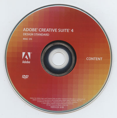 🎨 Adobe Creative Suite 4 Design Standard Mac Photoshop InDesign Illustrator 📐 Adobe Systems