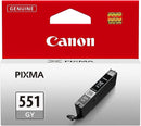 🖨️ Canon CLI-551GY Cartouche Grise Originale 7Ml Ref. 6512B001 Chromalife 🎨 Canon