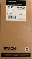 Cartouche EPSON T6531 C13T653100 Original Neuf Noir 200ml 11/2019 Epson