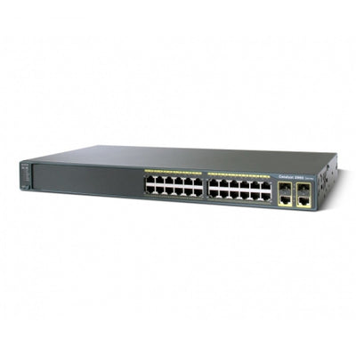 🔌 Switch Cisco 24 Ports PoE 10/100 Avec 2 Uplinks Gigabit 🌈 Cisco