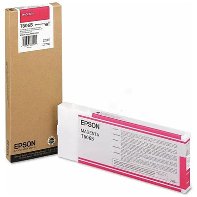 🖨️ Cartouche Epson T606B Magenta Originale 220ml UltraChrome K3 Pro 4800 🎨 Epson