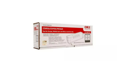 Toner OKI 43865724 Original Neuf Noir 8000 Pages Pour C5850 / C5950 OKI
