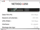 🔒 Firewall Netasq U250 Utm Professionnel 850 Mbps 6 Ports Gigabit 🔒 Netasq
