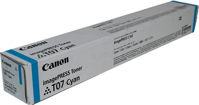 🖨️ Toner Canon T07 Cyan Original Haute Capacité 37500 Pages Professionnel 💙 Canon