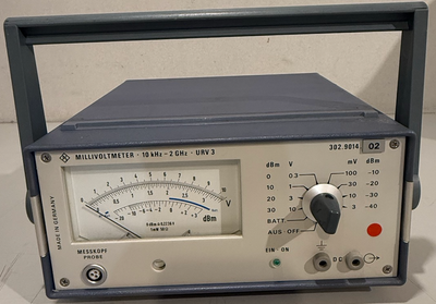 📡 Millivoltmètre HF Rohde & Schwarz URV3 10kHz-2GHz Autonome Piles 📡 Rohde & Schwarz