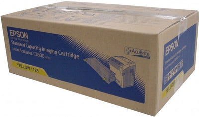 🖨️ Epson 1128 (C13S051128) Toner Jaune AcuLaser C3800 ~ 5000 Pages 💛 Epson