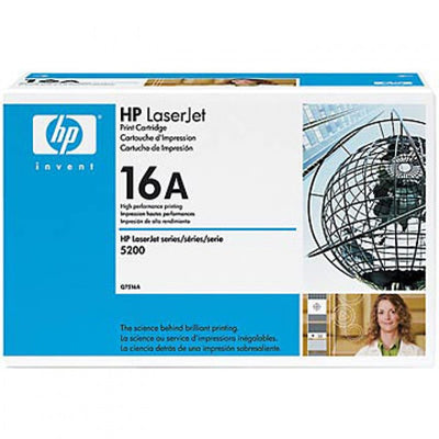 ⭐Cartouche HP Q7516A 16A Original Neuf Noir Intense🖤 HP