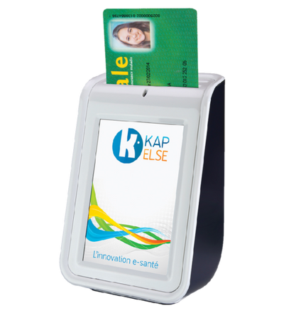 📟 Kapelse eS-KAP-Ad-vR Lecteur Carte Vitale CPS Nomade Bi-Fente 🏥 KAPELSE