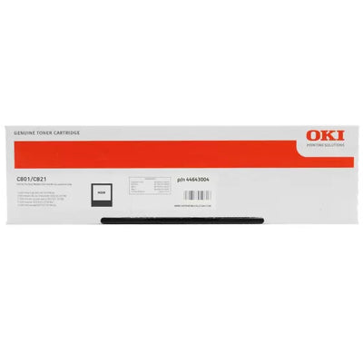 Toner 44643004 OKI Original Neuf Noir 7000 Pages Pour C801/C821 OKI