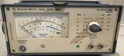 📡 Millivoltmètre HF Rohde & Schwarz URV3 10kHz-2GHz Piles Et Batterie 📡 Rohde & Schwarz