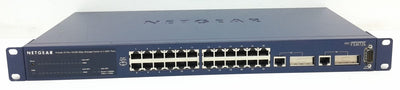 🔌 Switch Netgear Fsm726 V2 24 Ports 10/100 + 2 Gigabit Manageable 🚀 NETGEAR