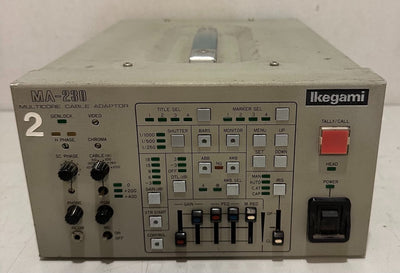 🎥 Vintage Ikegami MA-230 Adaptateur Câble Multicore Caméra Broadcast Studio 📡 Ikegami