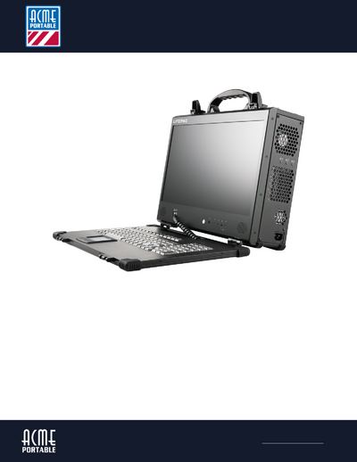 🖥️ Acme Litepac Plus S200P Station Portable Robuste Intel I7-4771 32 Gb Dvd 💼 Acme