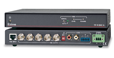 📡 Extron TP R BNC A Récepteur Twisted Pair RGBHV CAT5 300m Audio RCA 🎯 Extron