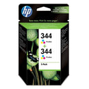 🖨️Pack De 2 Cartouches Hp 344 Trois Couleurs Originales C9505ee Authentiques 🎨 HP