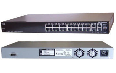 🔀 Cisco SF200-24P Switch 24 Ports PoE Smart Managé 8.8 Gbps + SFP 🔋 Cisco