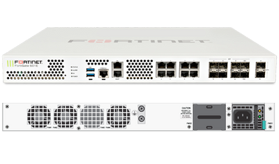 🔥 Fortinet FortiGate 601E Pare-Feu NGFW 36 Gbps 2x10G SFP+ 8x SFP SSD 240Go 🔒 Fortinet
