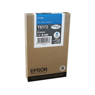 Cartouche D'Encre EPSON T6172 Original Neuf Cyan 4000 Pages 100ml 08/2015 Epson