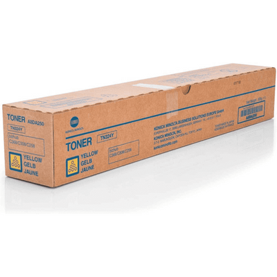 💛 Toner Konica Minolta TN324Y Jaune Original 26000 Pages A8DA250 🖨️ Konica Minolta