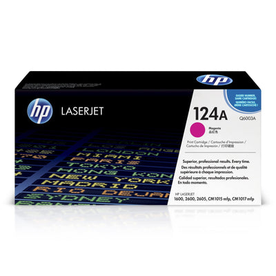 🖨️ Toner HP Q6003A 124A Magenta Original ColorSphere 2000 Pages 🎨 HP