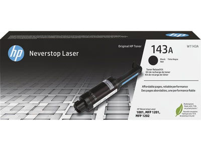 🖨️ Toner Hp 143a Noir W1143a Kit Recharge Neverstop Originale 2500 Pages 🖨️ HP