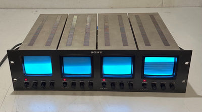🎥 Sony PVM-411CE Rack 4 Écrans CRT Monochrome 4" Professionnel Japan 🖥️ Sony